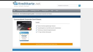
                            6. Commerzbank Corporate Card Classic - Kreditkarte.net