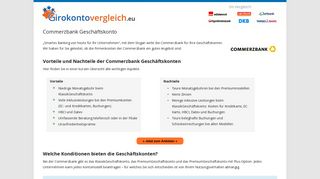 
                            10. Commerzbank Geschäftskonto im Check 2019 - Girokonto-Vergleich