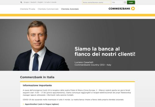
                            7. Commerzbank in Italia - Commerzbank