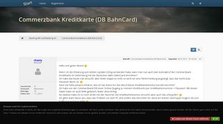 
                            7. Commerzbank Kreditkarte (DB BahnCard) · homebanking-hilfe.de ...