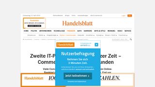 
                            6. Commerzbank: Nächste IT-Panne verärgert Kunden - Handelsblatt