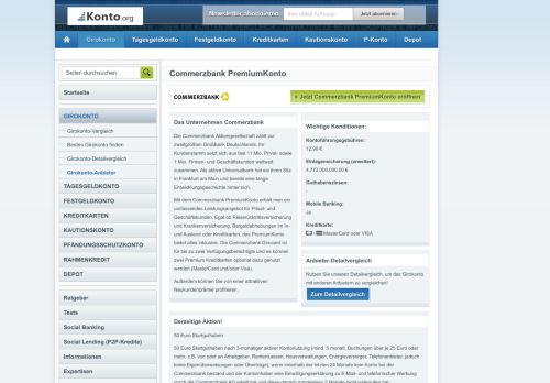 
                            12. Commerzbank PremiumKonto - Konto.org
