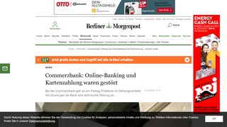 
                            12. Commerzbank: Störung bei Online-Banking und Kartenzahlung ...