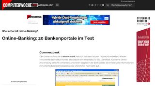 
                            7. Commerzbank - Wie sicher ist Home-Banking?: Online-Banking: 20 ...
