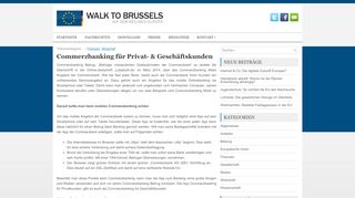 
                            4. Commerzbanking für Privat- & Geschäftskunden | Walk to Brussels