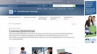 
                            1. Commerzbibliothek - Handelskammer Hamburg