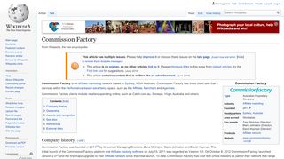
                            4. Commission Factory - Wikipedia