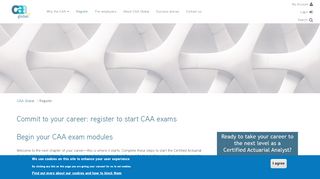 
                            8. Commit to your career: register for CAA exams | CAA Global