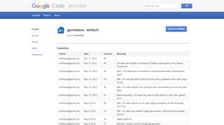 
                            9. Commits - Google Code Archive - Long-term storage for Google Code ...