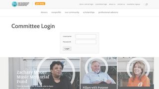 
                            12. Committee Login | The Foundation For Enhancing Communities