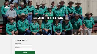 
                            9. Committee Login - Westech Field Days Barcaldine