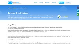 
                            8. Common Error Solutions - MultCloud