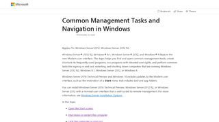 
                            5. Common Management Tasks and Navigation in Windows Server 2012