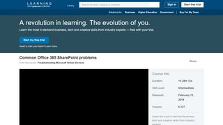 
                            12. Common Office 365 SharePoint problems - LinkedIn