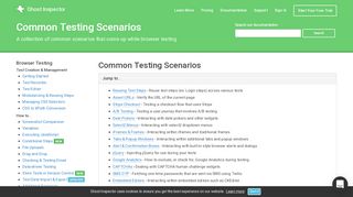 
                            13. Common Testing Scenarios - Ghost Inspector