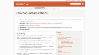 
                            6. CommonCustomizations - Ubuntu Wiki