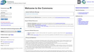 
                            11. Commons Login - eRA - NIH