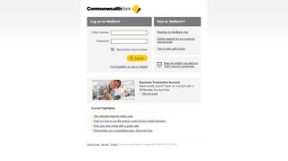 
                            4. Commonwealth Bank - NetBank.com.au - CommBank