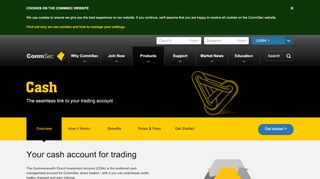 
                            5. CommSec - Cash - The seamless link to your trading account