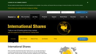 
                            7. CommSec - International Share Trading Account - Join Now