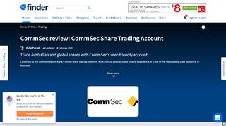 
                            13. CommSec review: CommSec share trading account | finder.com.au