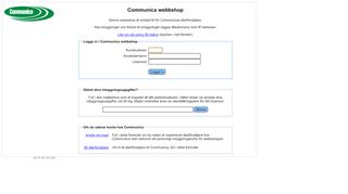 
                            12. Communica - Webshop - Login