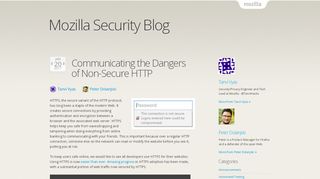 
                            8. Communicating the Dangers of Non-Secure HTTP | Mozilla Security ...