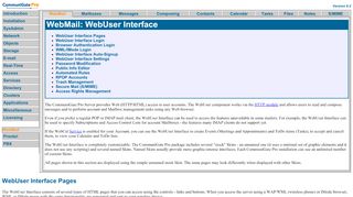 
                            9. CommuniGate Pro WebUser Interface