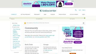 
                            7. Community - BabyCenter Australia