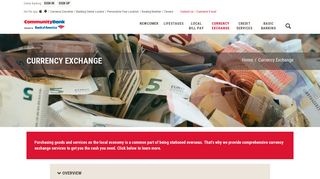 
                            3. Community Bank | Currency Exchange