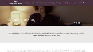 
                            13. Community Bank | Online Banking - Community Bank