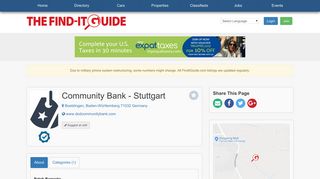 
                            11. Community Bank - Stuttgart - Boeblingen, Germany, found on The Find ...