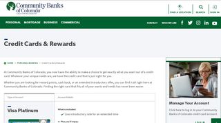 
                            10. Community Banks of Colorado | Credit Cards | Rewards | Denver ...