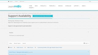 
                            9. Community Builder (CB) Login Module Doesn't Work - Joomprod ...