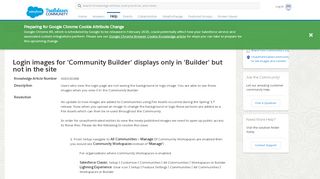 
                            5. Community Builder login images (background and logo) display within ...