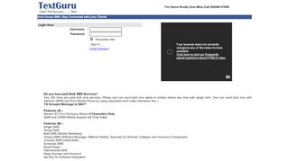 
                            11. Community Bulk SMS Login, Bulk SMS Broadcasting - TextGuru.In