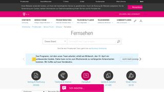 
                            9. Community | Fernsehen | Telekom hilft Community