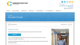 
                            8. Community Health Plan of Washington Provider Portals