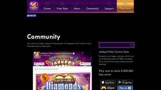 
                            8. Community | Jackpot Party Casino