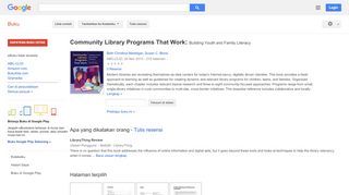 
                            8. Community Library Programs That Work: Building Youth and Family Literacy