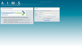 
                            10. Community Living Haldimand - [AIMS©] :: Login