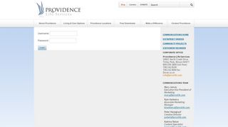 
                            5. community login - Providence Life Services