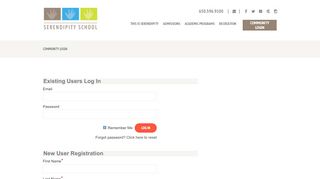 
                            13. Community Login – Serendipity School