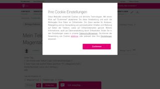 
                            5. Community | Mein Telekom Login nicht vervollständigen ( Magent ...