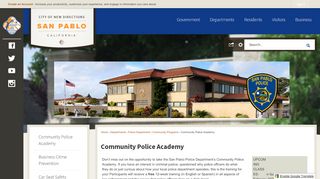 
                            12. Community Police Academy | San Pablo, CA - Official Website