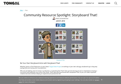 
                            9. Community Resource Spotlight: Storyboard That! - Tongal