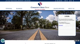 
                            10. Community Spirit Bank: Welcome