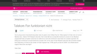
                            8. Community | Telekom Fon funktioniert nicht | Telekom hilft Community