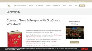 
                            5. Community - The Go-Giver | Give exceptional value. Enjoy ...
