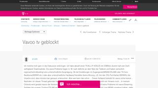 
                            1. Community | Vavoo tv geblockt – Seite 4 | Telekom hilft Community